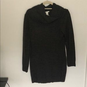 H&M brown/gray sweater dress